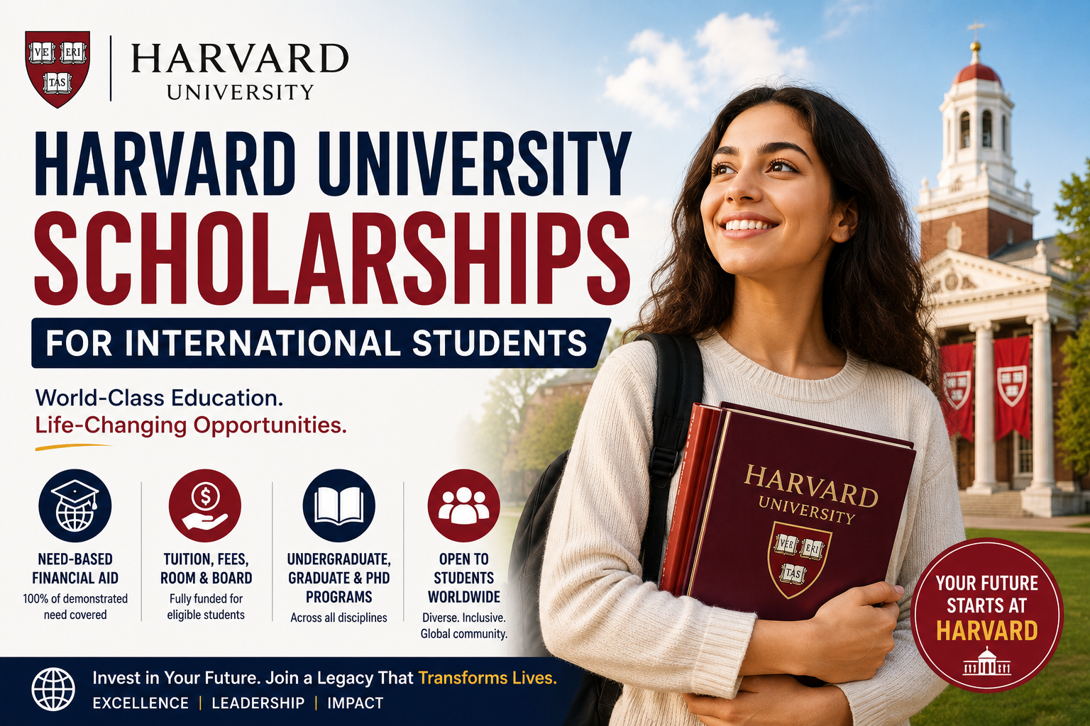 Harvard University Scholarships for International Students